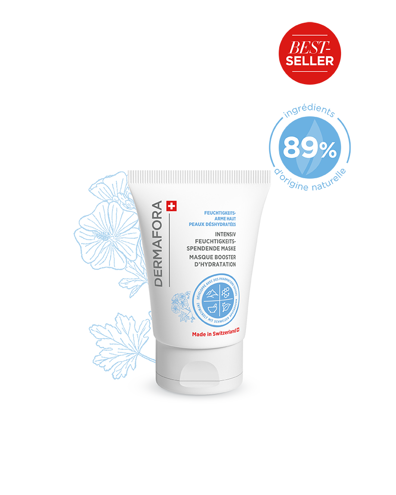 Masque Dermafora gamme peau déshydratée avec note 89 %