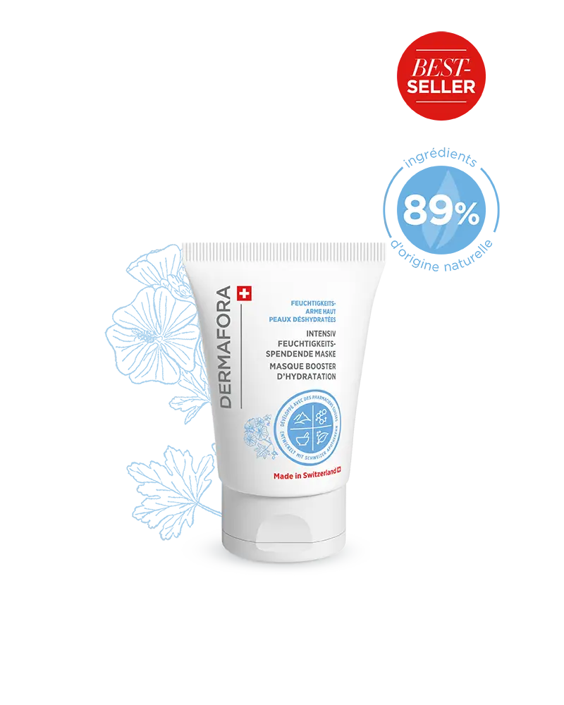 Masque Dermafora gamme peau déshydratée avec note 89 %
