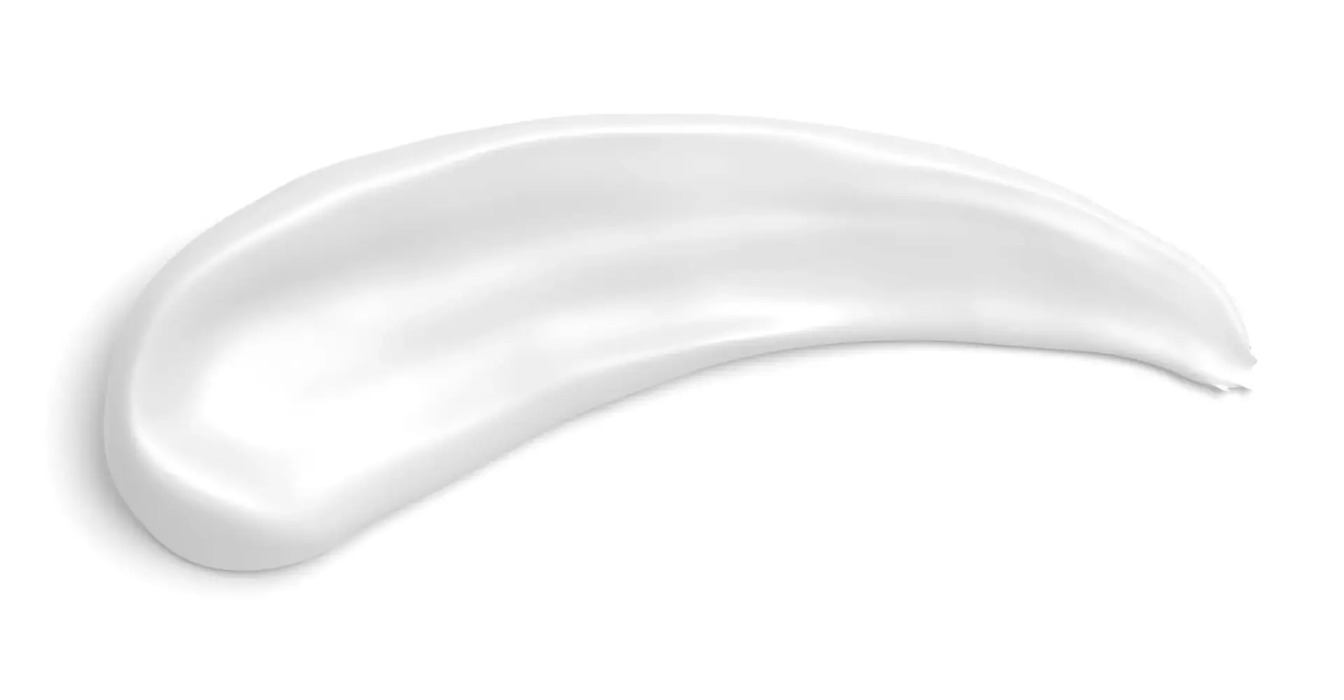 Texture blanche de crème cosmétique
