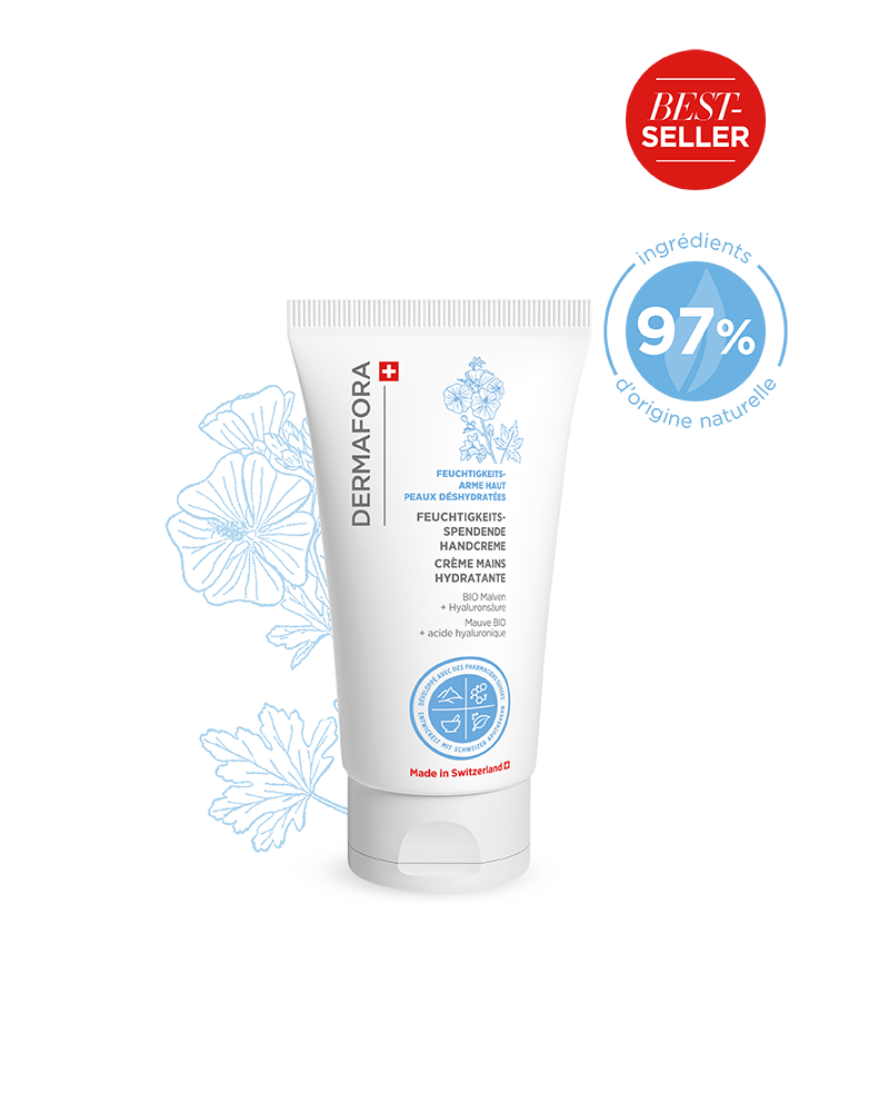 Crème mains Dermafora gamme peau déshydratée avec note 97 %