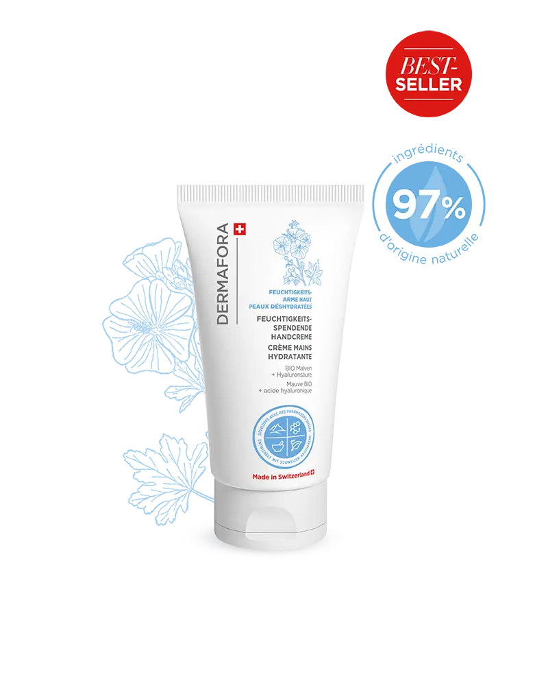 Crème mains Dermafora gamme peau déshydratée avec note 97 %
