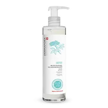 Gel douche douceur Dermafora en flacon pompe 500 ml